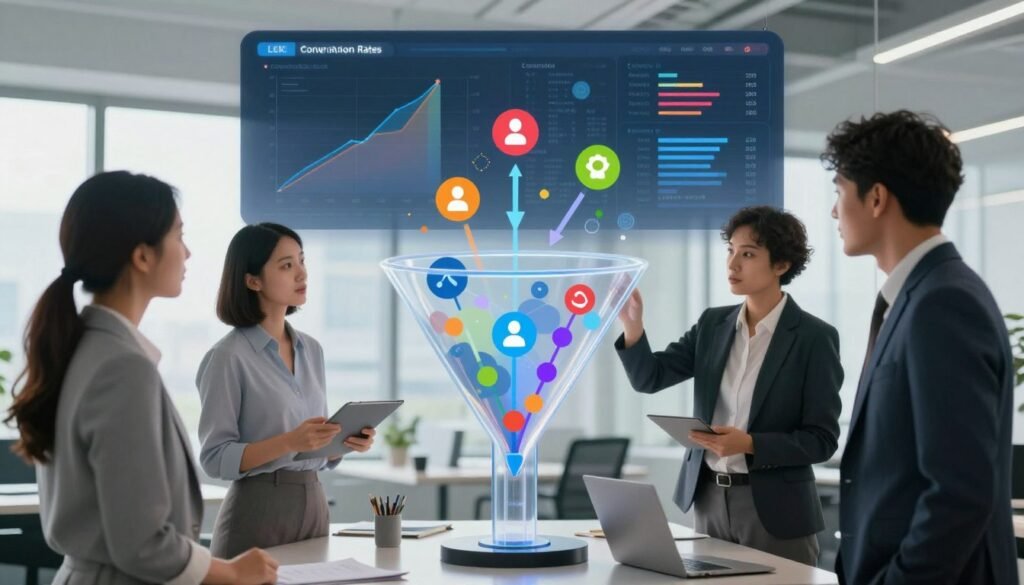 diagnosing leaks sales funnel