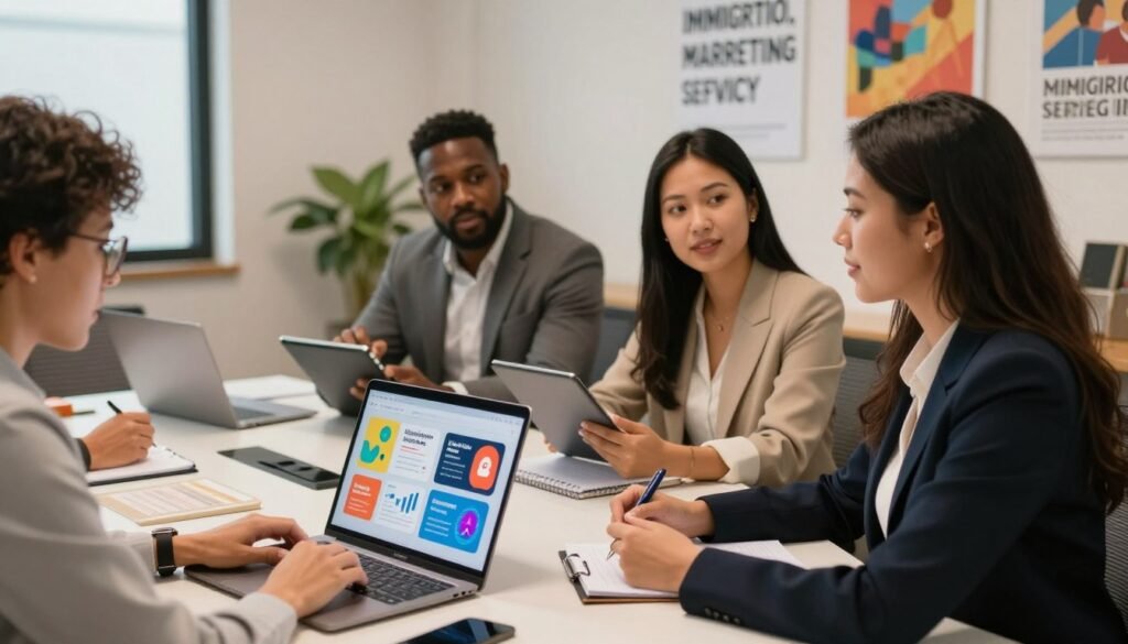 immigration social media