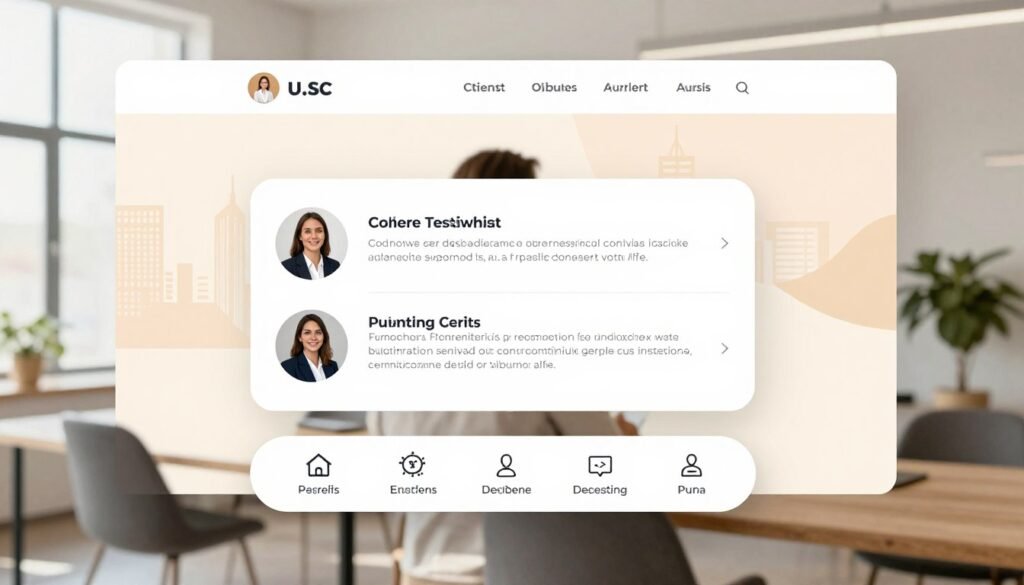 service landing page